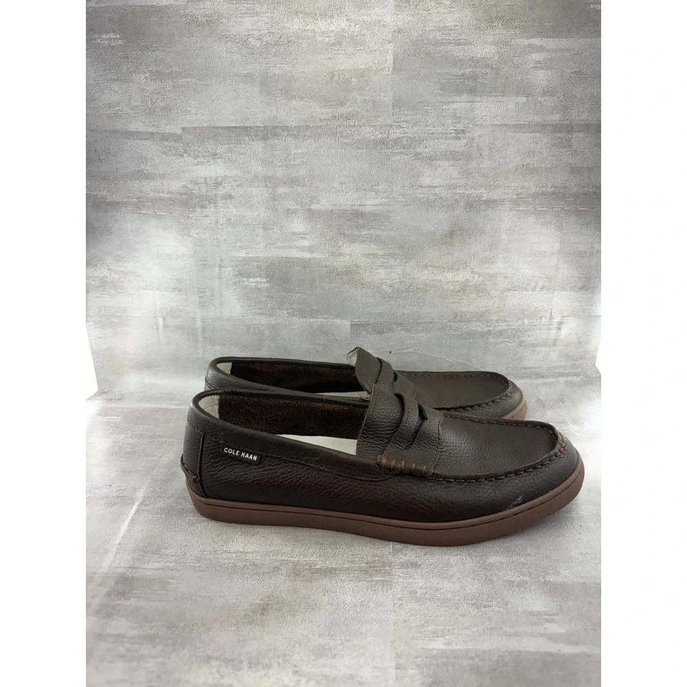 Cole Haan Men Pinch Maine Classic Grand.OS Brown Leather Penny Loafers Sz 10.5M